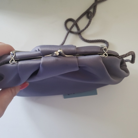 Nwt.Kate landry dark gray or purple shoulder bag - Picture 5 of 5